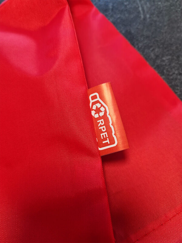 Eco-friendly backpack made of 100% recycled RPET from plastic bottles