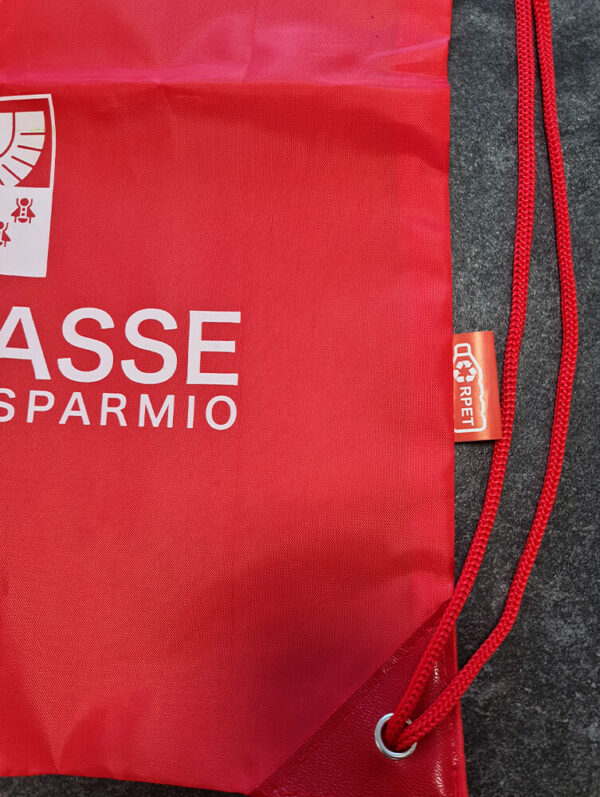 Backpack bag made of RPET with sublimation printing