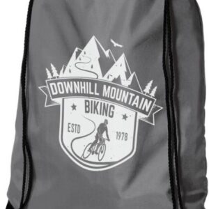 backpack bag grey with monochrome sublimation print